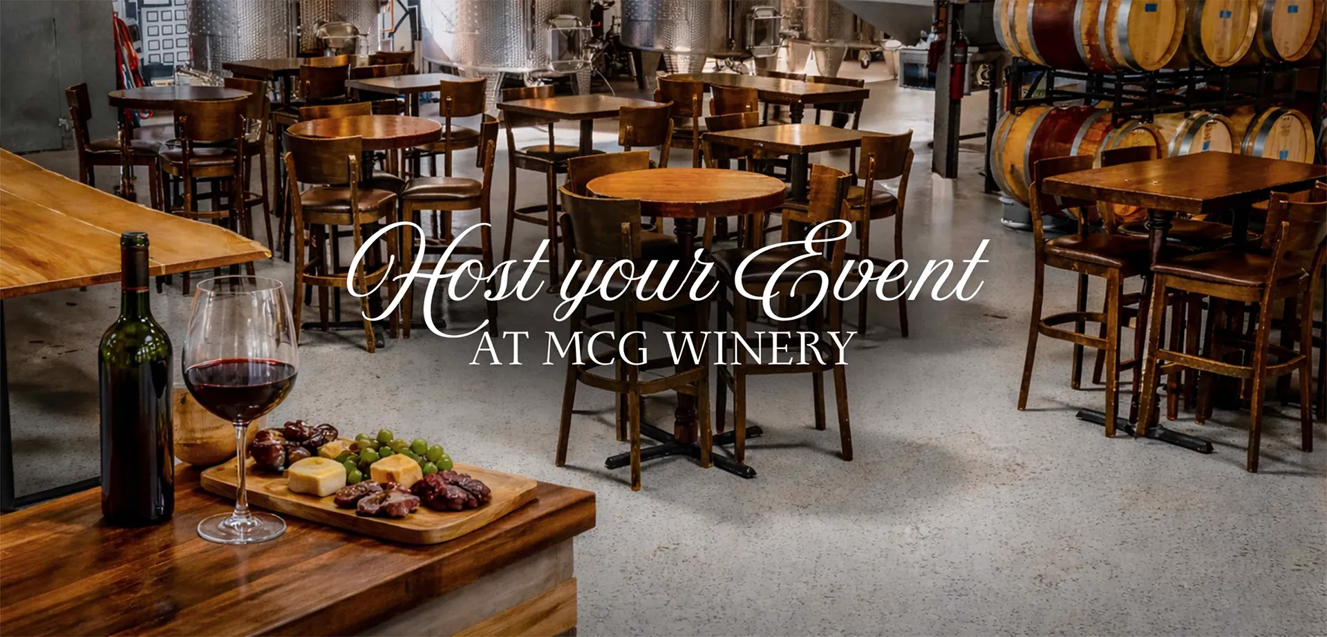 Host Your Event at MCG Winery